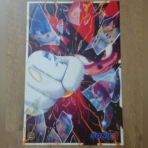 Sonic the Hedgehog 3 Limited Edition Movie Poster